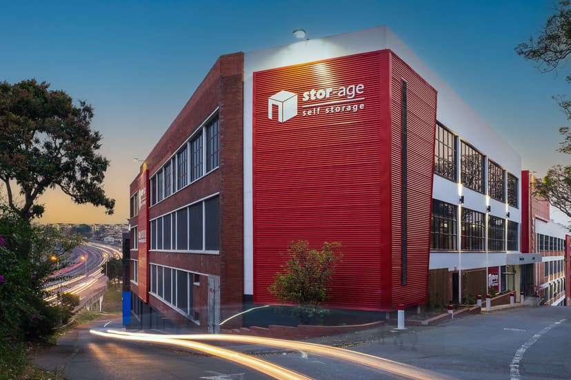 A Stor-Age self-storage facility store front in Durban