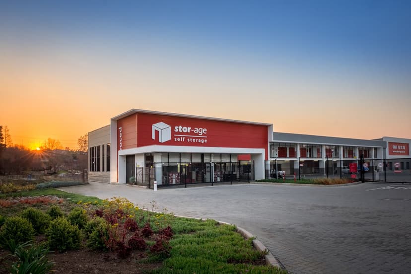 A Stor-Age self-storage facility store front in Johannesburg